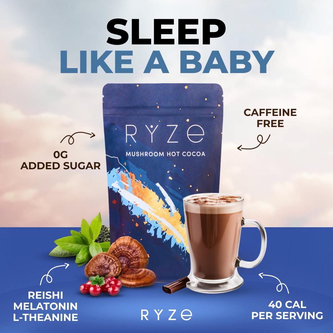 Ryze Mushroom Hot Cocoa (Pack of 2)