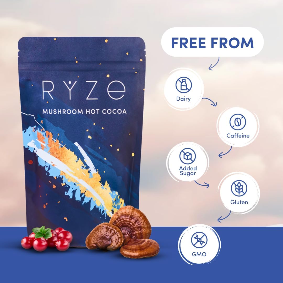 Ryze Mushroom Hot Cocoa (Pack of 2)