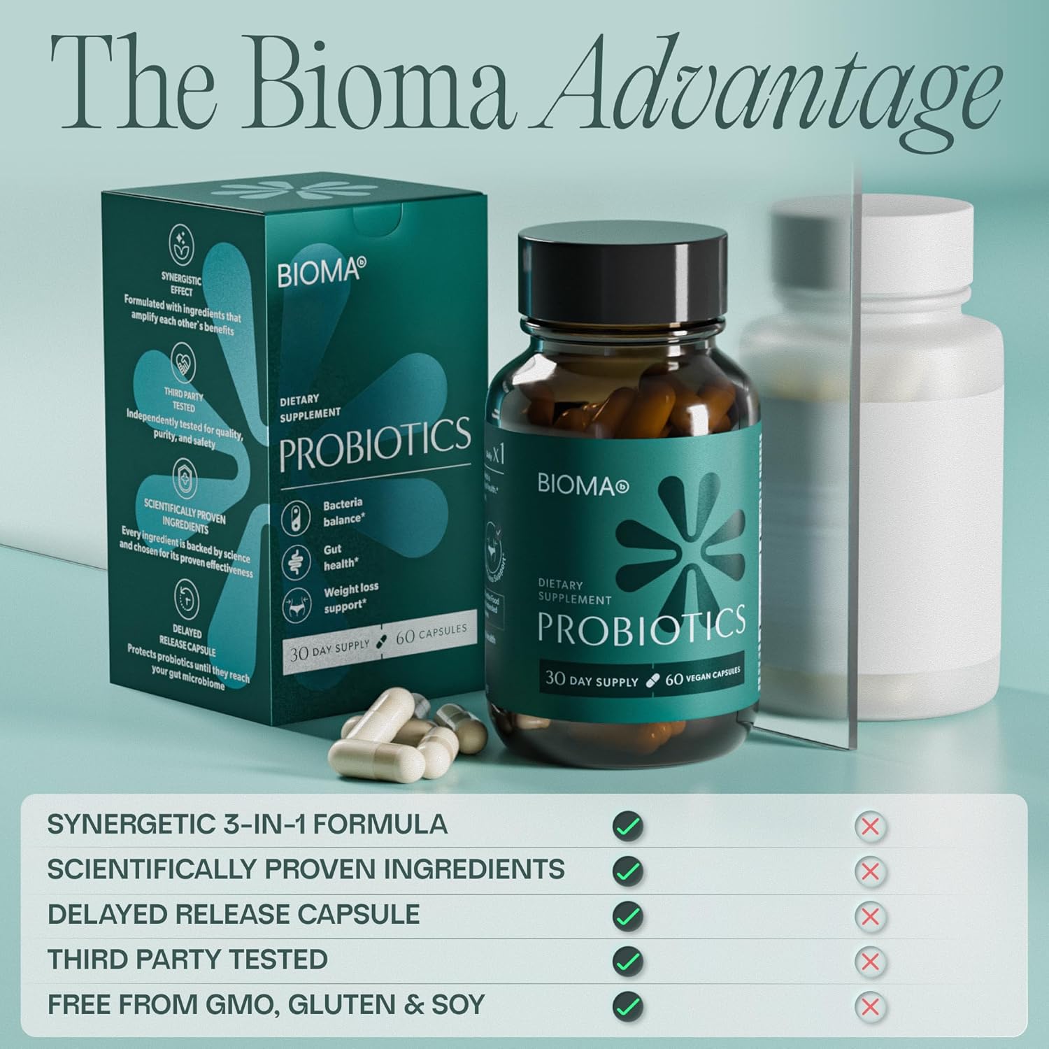 BIOMA Probiotics - Pack of 3