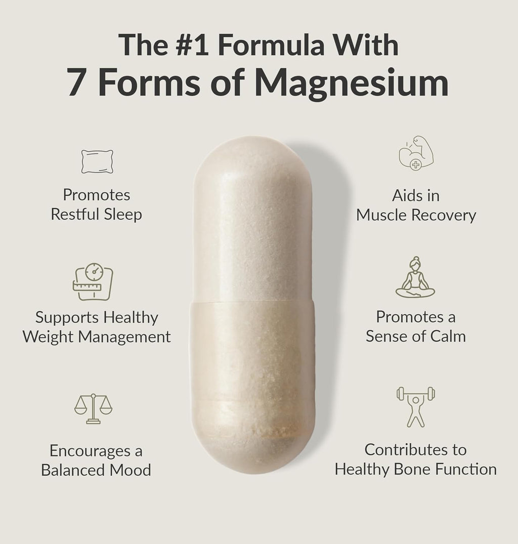BIOptimizers Magnesium Breakthrough 4.0 – 60 Count (Pack of 5)