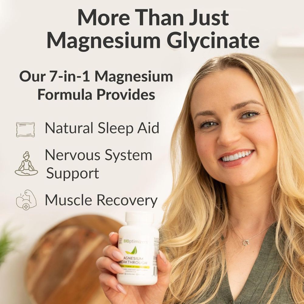BIOptimizers Magnesium Breakthrough Supplement 4.0 - 60 Count